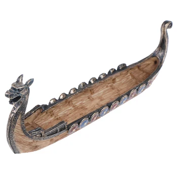 RetroChinese Dizaino Dragon Boat Smilkalai Degiklių Tradicinių Smilkalų Lazdelės Laikiklis Degiklis Ranka Raižyti Drožyba Censer Papuošalai