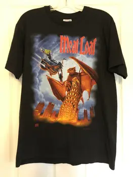 Retų Senovinių 1990 Mėsos Kepalas World Tour Juosta Marškinėliai Classic Rock Sunkiųjų Metalų