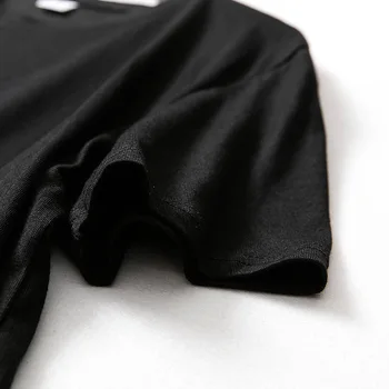 Rick Marinatas Kišenėje marškinėliai Medvilnė, Įkvėpė Modelio Spausdinimo Trumpas Rankovėmis Minkštas Kvėpuojantis Pavasario Marškinėlius EU Dydis