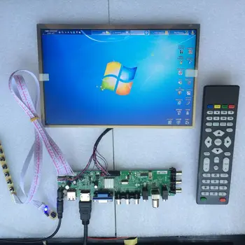 Rinkinys N156HGE-LB1 VGA LED HDMI jungtis 40pin 1920X1080, DVB-T, DVB-T2 WLED TV LVDS USB, AV Signalų skaitmeninio valdiklio plokštės 15.6