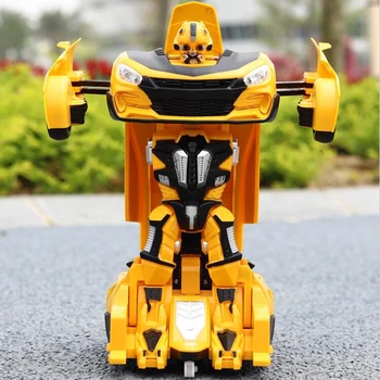 Robotas Indukcijos Nuotolinio Valdymo Deformacijos koncepcinis Automobilis 1:12 2.4 G RC 25Minutes Modeliu, Šokių Muzika Vaikams Sportinis Automobilis