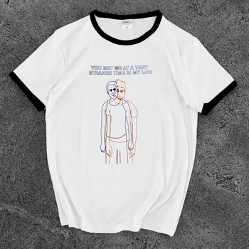 Rock, punk stiliaus kova movie Print T-Shirt Mados Cool O-kaklo vyriški Marškinėliai trumpomis Rankovėmis Atsitiktinis Vyrų, moterų Drabužiai Tee
