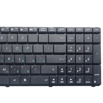 Rusijos Nešiojamojo kompiuterio Klaviatūros ASUS X55A X52F X52D X52DR X52DY X52J X52JB X52JR X55C X55U K73B NJ2 RU Black Naujas