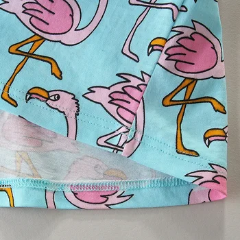 SAILEROAD suknelė Gyvūnų Flamingo, Vaikams, Suknelės Kūdikių Mergaičių Vasaros Princesė Medvilnės Vaikų Tunika Drabužių Spausdinti Vaikai Suknelės