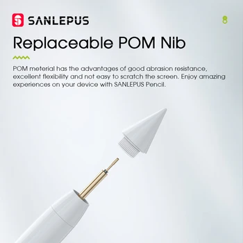 SANLEPUS Stylus Piešimo Touch Pen Apple Pieštuku 2 