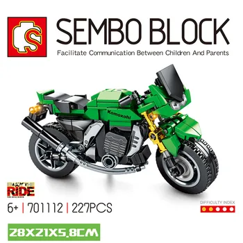 SEMBO įrangos pardavimas, biuro įrangos SS Motociklo Statybinių Blokų Modelių Motociklą 