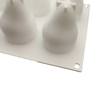 SHENHONG Vaisių 3D Putėsiai Meno Torto Forma Kriaušė Silikono Apdaila Pelėsių Silikonowe Moule Formy Kepimo Pyragai