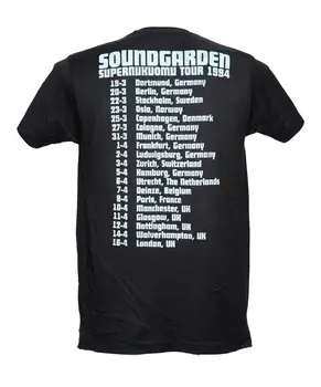 SOUNDGARDEN - SUPERUNKNOWN KELIONIŲ 1994 m. - europos sąjungos Oficialusis T-Shirt Naujausias 2018 Mados Svetimas Dalykų Marškinėliai Vyrams