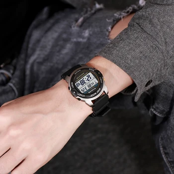SYNOKE Sporto Žiūrėti vyriški Laikrodžiai Daugiafunkcinis Vandeniui Studentų Laikrodžiai LED Laikrodis-Žadintuvas Relogio Masculino Reloj Hombre