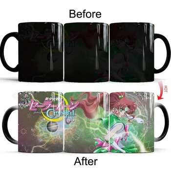 Sailor Moon Kristalų magija puodeliai 350ml Karšto Šalto Karščiui Jautrus keramikos Spalva keičiasi kavos, arbatos puodelio ir pieno puodelis