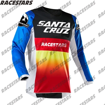 Santa Cruz 2021 Vyrų Kalnų Jersey Kalnų MTB MX Marškinėliai Offroad DH Motociklo Jersey Motokroso Sportwear Drabužių Nuoma Dėvėti