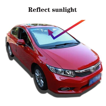 Saulė pavėsyje, auto atspalvį automobilio uždangą nuo Saulės, apsauga nuo saulės pavėsyje, automobilis, užuolaida Privačių automobilių, VISUREIGIŲ sunkvežimių, naudoti, dydis 46 65 70 80 cm
