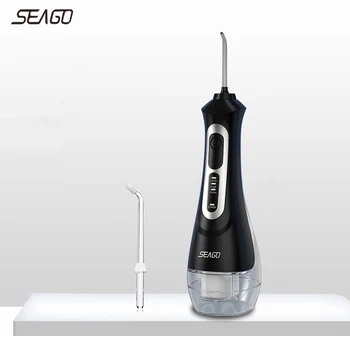Seago Elektros Žodžiu, Irrigator USB Įkrovimo Vandens Flosser 3 Režimai Didelis Vandens Bakas Vandeniui Irrgation Burnos Priežiūros Valyti Dantis