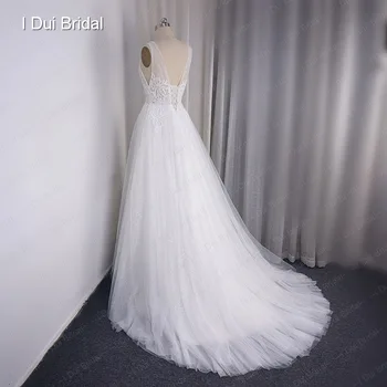 Shinny Sparkle Linijos Vestuvių Suknelė su Blizgančiais Nėrinių Korsetas Nuotakos Suknelė 2020 Populiarus