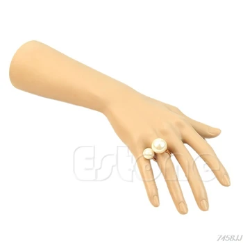 Silicio Moterų Rankas Manekenas Nagų Dailės Netikras Modelis Žiūrėti Žiedą, Apyrankę Pirštinės Manekenas Vertus Stovėti Ekranas DropShip