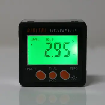 Skaitmeninis Inclinometer Elektroninių Matlankis Aliuminio Lydinio Korpuso Kampine Lauke Kampo Matuoklis Matuoklio Matavimo įrankis N1HF