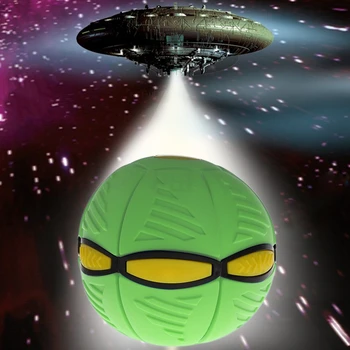 Skraidantys UFO Butas Mesti Disko Kamuolys Su LED Šviesa, Žaislas, Vaikas Lauke, Sodas Krepšinio Žaidimas