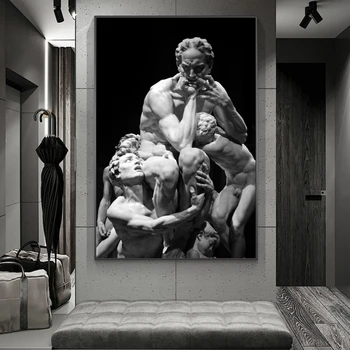 Skulptūra David Drobės, Paveikslai ant Sienų, Menas, Plakatų ir grafikos Šiaurės europos Meno, Sienos Dekoratyvinis Drobės Nuotrauka už Kambarį