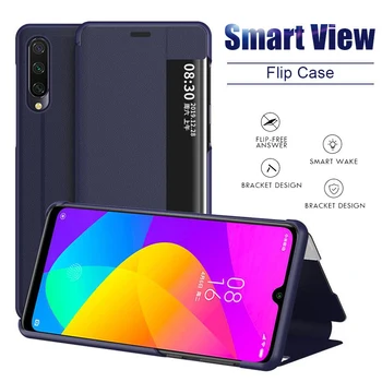 Smart View Odos Atveju Huawei P40 30 P20 Pro Mate 30 20 10 Garbę 30 20 Pro 10 Lite 8X P Smart Z Y9 Premjero 2019 Flip Cover