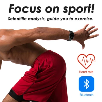 Smart Watch Kraujo Širdies ritmo Fitness Tracker Laikrodžiai Spaudimo Monitorius Vandeniui Sporto Smartwatch 
