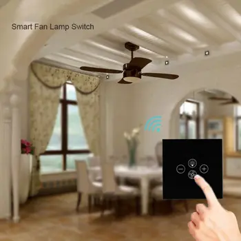 Smart Wifi Ventiliatorius Šviesos Jungiklis ES/JAV Ventiliatorius Lempos Jungiklis Laikmačio Nustatymas