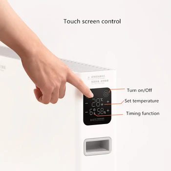 Smartmi Elektros Smart Šildytuvas 1S Konvekcinių Šildymo Dinamišką Šildymo Išjungti Dviguba Apsaugos Touch APP Nuotolinio Valdymo