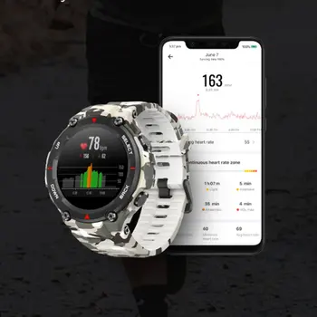 Smartwatch Kontrolės Muzikos 5Atm Smart Žiūrėti Gps/Glonass 20Days veikiant Budėjimo režimu, Mil-Std Už 