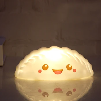 Smiley Debesys Kukulis Mažas Naktį Šviesos Miegamasis Namų Spintelė Šėrimo Šviesos diodų (LED) Lempos Kūdikis Miega Žaislas Kalėdų Dovanos