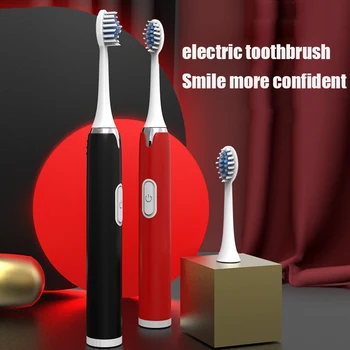 Sonic Elektros Toothbru USB Įkrovimo Suaugusiųjų Ultragarsinis Elektroninis Dantų šepetukas Skalbti Balinimo Atsipalaiduoti Dantų Šepetėliu Galingas