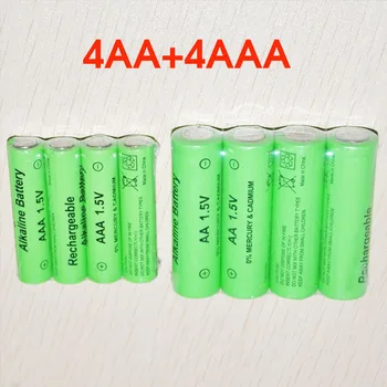 Sorvess 1,5 V Įkraunamos AA Baterijos AAA Alkaline 2000-3000mah Už Fakelas Žaislai, Laikrodis, MP3 Grotuvas Pakeisti Ni-Mh Baterija