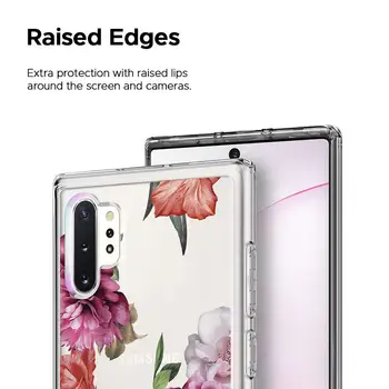 Spigen Naujas CYRILL Cecile Gėlių Series Case for Galaxy Note 10 Plius - Mados Klasikinio Skirtos Aukštos Kokybės Apsaugos Atvejais