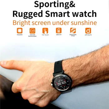 Sporto Smart Watch Vyrų Jutiklinių Apvalus Ekranas Miego Stebėti Smartwatch Moterų Kraujo Spaudimą, Širdies Ritmą Fitness Tracker Laikrodžiai