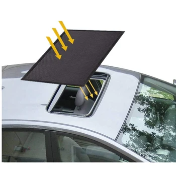 Stoglangis skėtį nuo saulės Ju Automobilių Moonroof tinklo Projektavimas Magnetinio Greitas Montavimas, UV Apsauga nuo Saulės Padengti