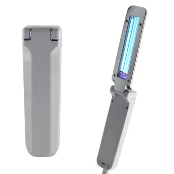 Sulankstomas Nešiojamų uv-C Žibintuvėlis Ultravioletinės Šviesos USB Mini Kelionės Nešiojamų Raudonos Šviesos Lazdelė UV Šviesos Home Office Kelionės