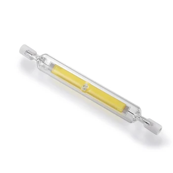 Super šviesus pritemdomi R7S COB LED lemputės stiklo vamzdelio pakeitimas halogeninis prožektorius 78mm 118mm AC 110V, 220V, energijos taupymas, apšvietimas