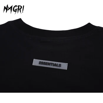 T Marškinėliai Vyrams Atsitiktinis O-kaklo Streetwear Vasaros trumpomis Rankovėmis Laišką Grafinis Atspausdintas Hip-Hop Black White Tee Marškinėliai