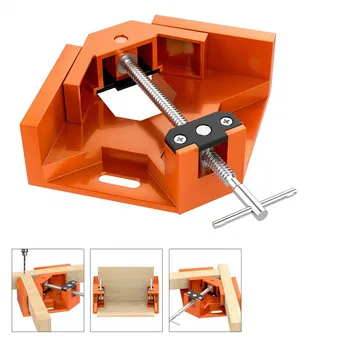 T Rankenos 90 Laipsnių Aliuminio Stačiu Kampu, Apkabos, Medienos Apdirbimo Rankiniai Įrankiai Rėmo Įrašą Dešiniajame Kampe Katalogą Įrankis ( Orange )