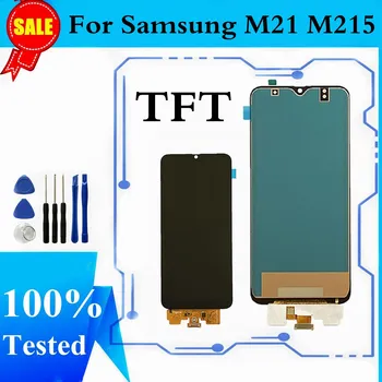 TFT Incell LCD Samsung Galaxy M21 M215 SM-M215F LCD Ekranas TouchScreen skaitmeninis keitiklis Surinkimo Samsung M21 LCD Pakeitimo