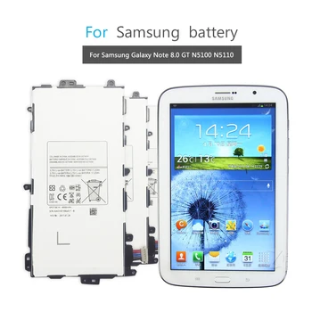 Tabletę Li-Polimero Baterijos Samsung Galaxy Note 8.0 GT-N5100 N5120 N5110 4600mAh Bateriją SP3770E1H