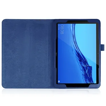 Tabletę atveju Dėl Huawei MediaPad T5 10 2019 Odos funda Stovėti Kietas viršelis rubisafe už AGS2-W09/L09/L03/W19+filmas+rašiklis