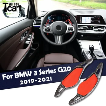 Tcart Automobilio Vairo Shift Irklas Shifter Pratęsimo naujas bmw 3 Serijos G20 2019 2020 priedai Aliuminio Lydinio Lipdukas
