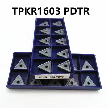 Tekinimo įrankis TPKR1603 PDTR 30 aukštos kokybės trikampio išorinis metalo tekinimo peilis CNC staklių dalys karbido įterpti frezavimo įrankiai