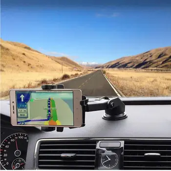 Telefono Laikiklis, Universalus 360° Automobilio Priekinio Skydelio Laikiklio tvirtinimas GPS PDA Mobiliojo Telefono Stovas