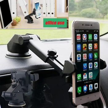 Telefono Laikiklis, Universalus 360° Automobilio Priekinio Skydelio Laikiklio tvirtinimas GPS PDA Mobiliojo Telefono Stovas