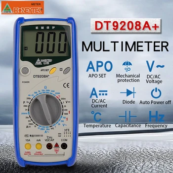 Testeris Multimetras Skaitmeninis Profesinės ESR Matuoklis Kondensatorius Testeris AC/DC Įtampos Indikatorius Patikrinti Kondensatoriai Avometer Multi-Testeris