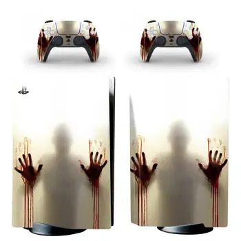 The Walking Dead PS5 Standartinio Disko Leidimas Odos Lipdukas, Decal Padengti 5 PlayStation Konsolės & Valdytojas PS5 Odos Lipdukas Viny