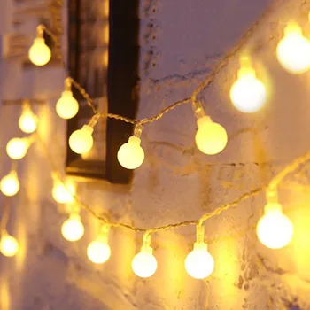 Thrisdar 100M 800LED Pasaulyje Kalėdų Kamuolys LED String Pasakų, Šviesos, Lauko, Sodo Terasą Kieme Vestuves Pasaulio Pasakų Šviesos