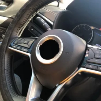 Tonlinker Interjero Vairas Skydelio Dangtelį įklija, Nissan ALTIMA 2019 Automobilių Stilius 1/2 VNT Nerūdijančio plieno Dangčio lipdukas