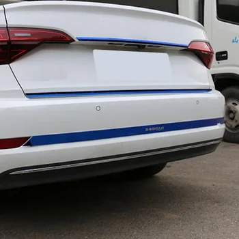 Tonlinker Šildomi bagažo skyriaus dangtį, Buferį Dangtelis Lipdukai Volkswagen Jetta MK7 2019-20 Automobilių Optikos 1 VNT Metalo Padengti Lipdukai