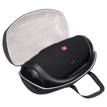Top Pasiūlymai JBL Boombox Portable Bluetooth atsparus Vandeniui Garsiakalbis Atveju Sunku Atlikti Maišelis apsauginėje dėžėje (Juoda)